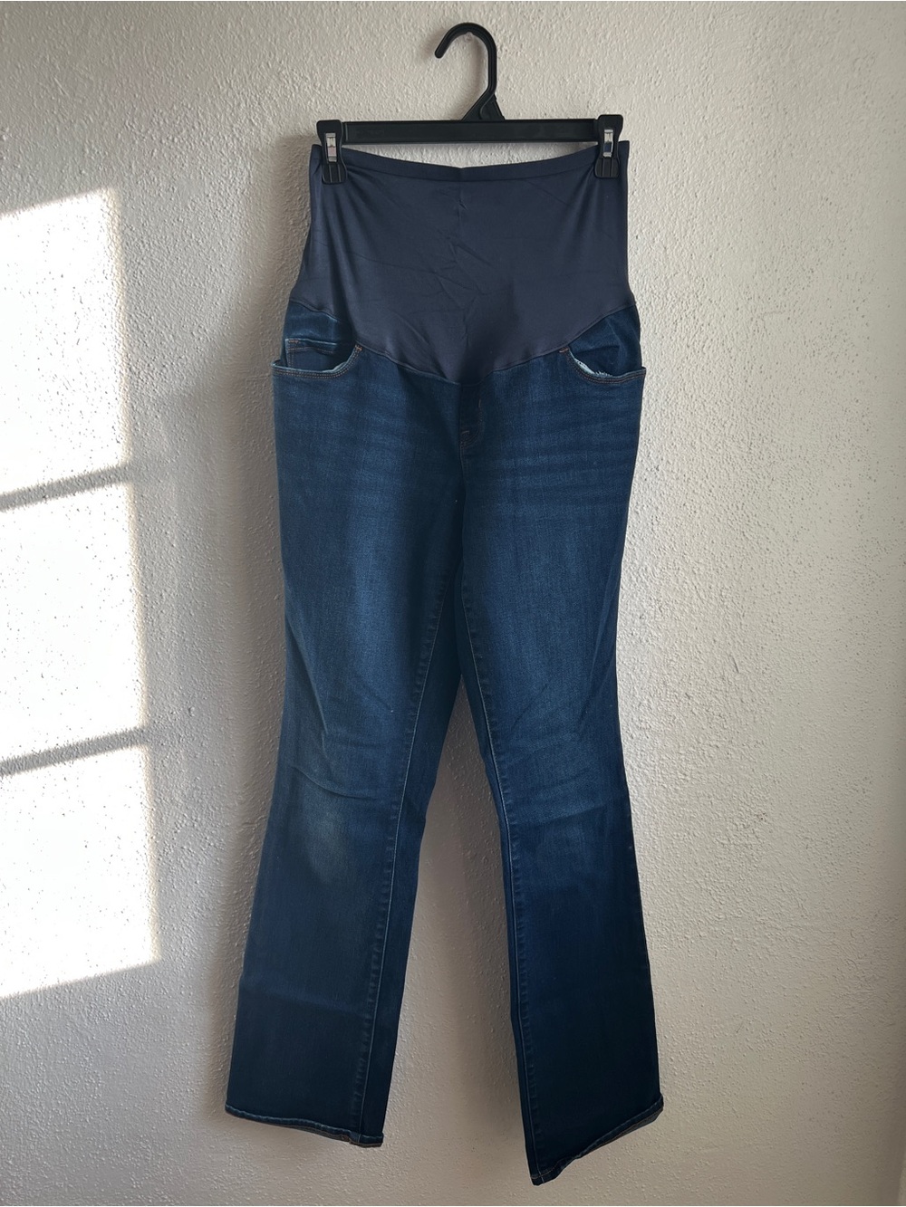 Old Navy Dark Blue Maternity Flare Jeans